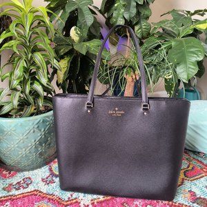 Kate Spade Black Tote Bag - Like New!